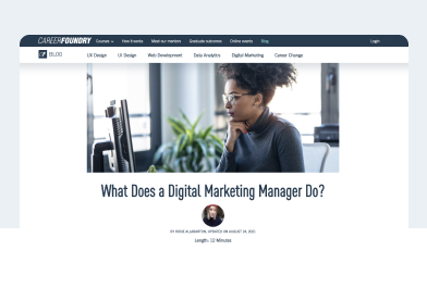 Role of a digital marketer