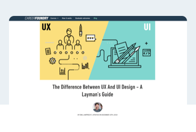 Difference between UX and UI design